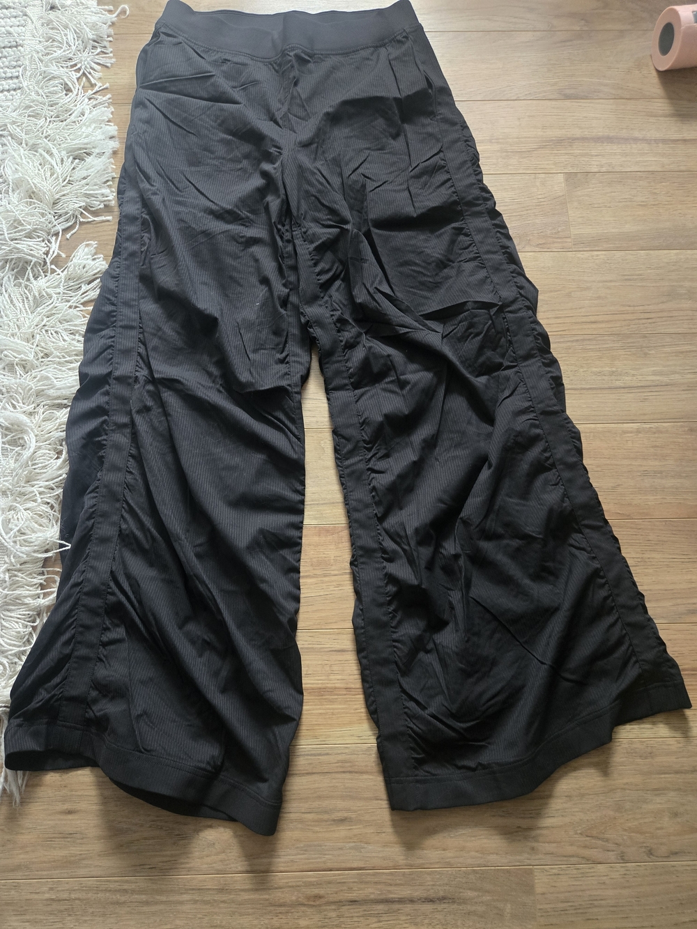 Lululemon Wide-Leg Black Lounge Pants